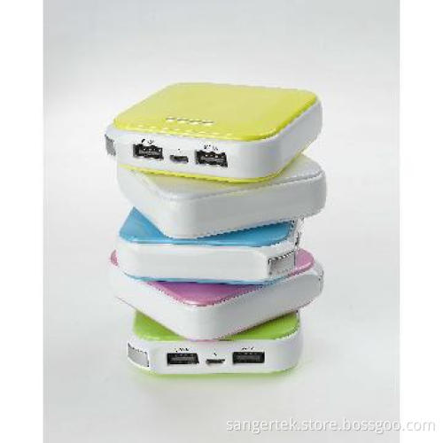 2013 new design portable power bank 7800 mah for iphones